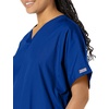 image:imageCherokee Workwear Originals Womens Eggplant VNeck Short Sleeve Scrub Top  LargeGalaxy Blue