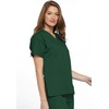 image:imageCherokee Workwear Originals Womens Eggplant VNeck Short Sleeve Scrub Top  LargeHunter Green