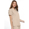 image:imageCherokee Workwear Originals Womens Eggplant VNeck Short Sleeve Scrub Top  LargeKhaki