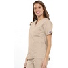image:imageCherokee Workwear Originals Womens Eggplant VNeck Short Sleeve Scrub Top  LargeKhaki
