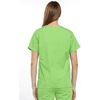 image:imageCherokee Workwear Originals Womens Eggplant VNeck Short Sleeve Scrub Top  LargeLime Green