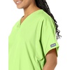 image:imageCherokee Workwear Originals Womens Eggplant VNeck Short Sleeve Scrub Top  LargeLime Green