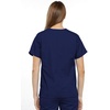 image:imageCherokee Workwear Originals Womens Eggplant VNeck Short Sleeve Scrub Top  LargeNavy