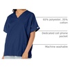 image:imageCherokee Workwear Originals Womens Eggplant VNeck Short Sleeve Scrub Top  LargeNavy