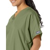 image:imageCherokee Workwear Originals Womens Eggplant VNeck Short Sleeve Scrub Top  LargeOlive