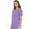 image:imageCherokee Workwear Originals Womens Eggplant VNeck Short Sleeve Scrub Top  LargeOrchid