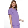 image:imageCherokee Workwear Originals Womens Eggplant VNeck Short Sleeve Scrub Top  LargeOrchid