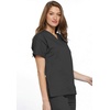 image:imageCherokee Workwear Originals Womens Eggplant VNeck Short Sleeve Scrub Top  LargePewter