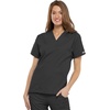image:imageCherokee Workwear Originals Womens Eggplant VNeck Short Sleeve Scrub Top  LargePewter