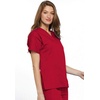 image:imageCherokee Workwear Originals Womens Eggplant VNeck Short Sleeve Scrub Top  LargeRed