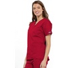 image:imageCherokee Workwear Originals Womens Eggplant VNeck Short Sleeve Scrub Top  LargeRed