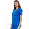 image:imageCherokee Workwear Originals Womens Eggplant VNeck Short Sleeve Scrub Top  LargeRoyal