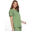 image:imageCherokee Workwear Originals Womens Eggplant VNeck Short Sleeve Scrub Top  LargeSage Green