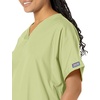 image:imageCherokee Workwear Originals Womens Eggplant VNeck Short Sleeve Scrub Top  LargeSage Green