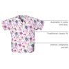 image:imageCherokee Workwear Originals Womens Eggplant VNeck Short Sleeve Scrub Top  LargeSunnyvale