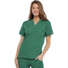 image:imageCherokee Workwear Originals Womens Eggplant VNeck Short Sleeve Scrub Top  LargeSurgical Green