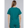 image:imageCherokee Workwear Originals Womens Eggplant VNeck Short Sleeve Scrub Top  LargeTeal Blue