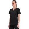 image:imageCherokee Workwear Professionals Women Scrubs Top VNeck WW665 SBlack
