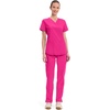 image:imageCherokee Workwear Professionals Women Scrubs Top VNeck WW665 SElectric Pink
