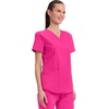 image:imageCherokee Workwear Professionals Women Scrubs Top VNeck WW665 SElectric Pink