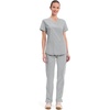 image:imageCherokee Workwear Professionals Women Scrubs Top VNeck WW665 SGrey