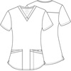 image:imageCherokee Workwear Professionals Women Scrubs Top VNeck WW665 SHunter Green