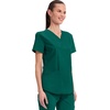 image:imageCherokee Workwear Professionals Women Scrubs Top VNeck WW665 SHunter Green