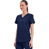 image:imageCherokee Workwear Professionals Women Scrubs Top VNeck WW665 SNavy