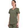 image:imageCherokee Workwear Professionals Women Scrubs Top VNeck WW665 SOlive