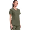 image:imageCherokee Workwear Professionals Women Scrubs Top VNeck WW665 SOlive
