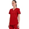 image:imageCherokee Workwear Professionals Women Scrubs Top VNeck WW665 SRed