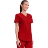 image:imageCherokee Workwear Professionals Women Scrubs Top VNeck WW665 SRed