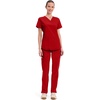 image:imageCherokee Workwear Professionals Women Scrubs Top VNeck WW665 SRed