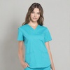 image:imageCherokee Workwear Professionals Women Scrubs Top VNeck WW665 STeal Blue