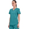 image:imageCherokee Workwear Professionals Women Scrubs Top VNeck WW665 STeal Blue