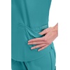image:imageCherokee Workwear Professionals Women Scrubs Top VNeck WW665 STeal Blue