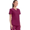 image:imageCherokee Workwear Professionals Women Scrubs Top VNeck WW665 SWine