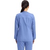 image:imageCherokee Zip Front Scrub Jackets for Women 3 Pockets 2Way Stretch Soft BreathableBrushed Twill  4315Ciel