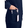 image:imageCherokee Zip Front Scrub Jackets for Women 3 Pockets 2Way Stretch Soft BreathableBrushed Twill  4315Navy