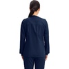 image:imageCherokee Zip Front Scrub Jackets for Women 3 Pockets 2Way Stretch Soft BreathableBrushed Twill  4315Navy