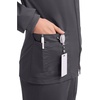 image:imageCherokee Zip Front Scrub Jackets for Women 3 Pockets 2Way Stretch Soft BreathableBrushed Twill  4315Pewter