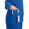 image:imageCherokee Zip Front Scrub Jackets for Women 3 Pockets 2Way Stretch Soft BreathableBrushed Twill  4315Royal