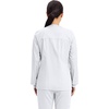 image:imageCherokee Zip Front Scrub Jackets for Women 3 Pockets 2Way Stretch Soft BreathableBrushed Twill  4315White