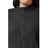image:imageCherokee iFlex Scrub Jacket for Women 2 Pocket Zip FrontBlack