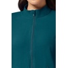 image:imageCherokee iFlex Scrub Jacket for Women 2 Pocket Zip FrontCaribbean Blue