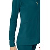 image:imageCherokee iFlex Scrub Jacket for Women 2 Pocket Zip FrontCaribbean Blue