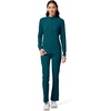image:imageCherokee iFlex Scrub Jacket for Women 2 Pocket Zip FrontCaribbean Blue