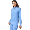 image:imageCherokee iFlex Scrub Jacket for Women 2 Pocket Zip FrontCiel Blue