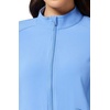 image:imageCherokee iFlex Scrub Jacket for Women 2 Pocket Zip FrontCiel Blue