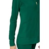 image:imageCherokee iFlex Scrub Jacket for Women 2 Pocket Zip FrontHunter Green